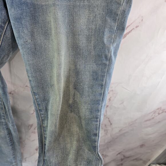 Garnet Hill Jeans Womens 28 X 32 High Rise Skinny Light Wash Organic Cotton - Picture 11 of 13